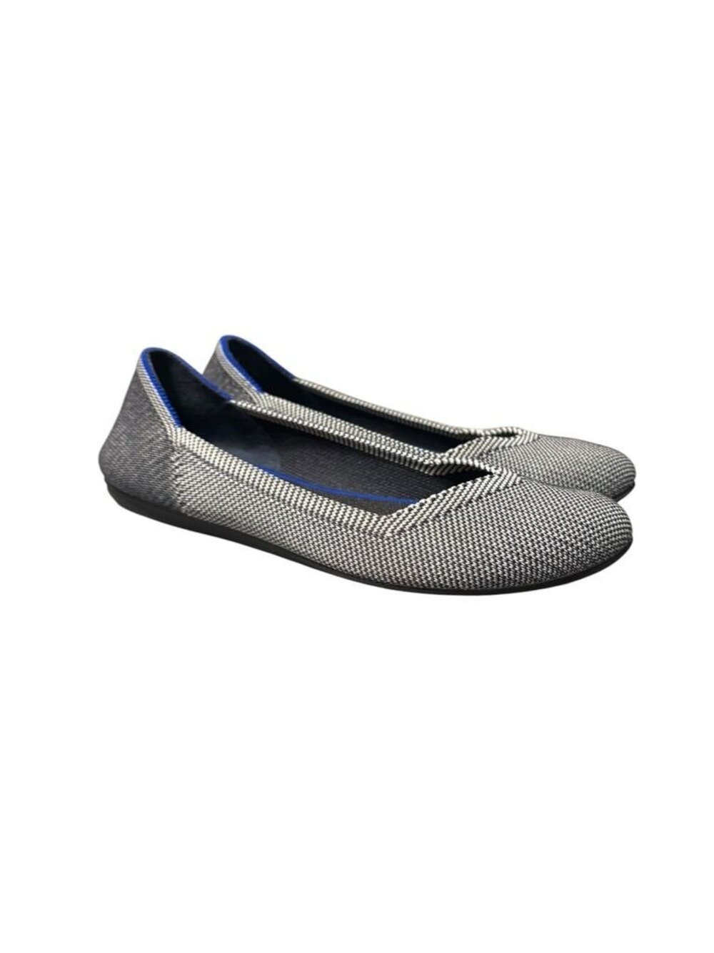 Rothy’s Ballet Flat 5.5 Gray Heather Knit EUC Washable Casual